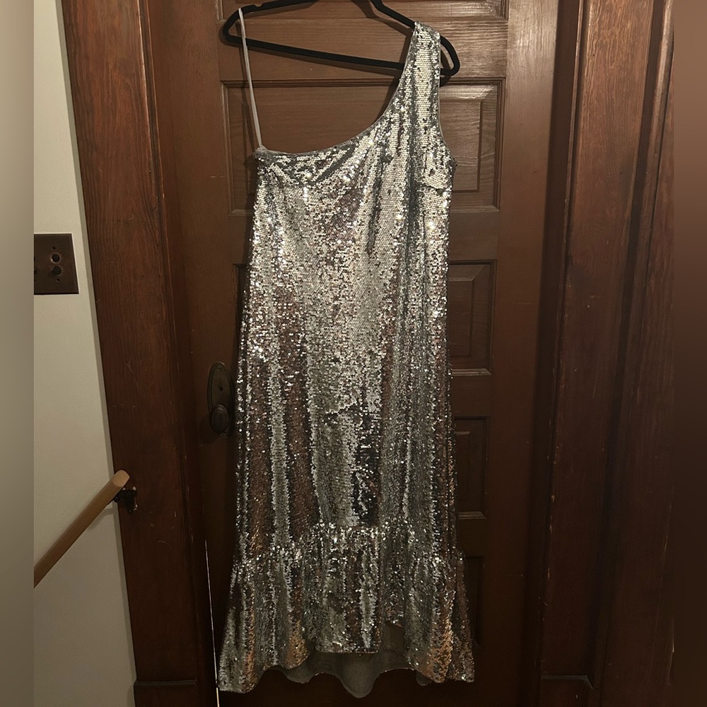 Anthropologie Maeve Sequin Gown